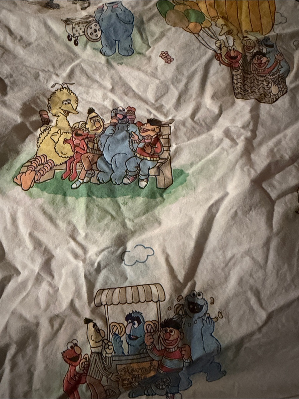 Brooklinen Organic Cotton Crib Sheet Sesame Street